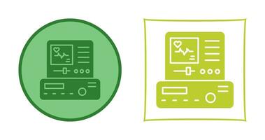 icono de vector de electrocardiograma