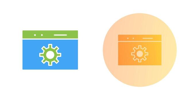 icono de vector de optimización web único