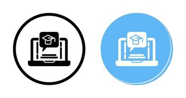 E Learning Vector Icon