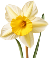 Daffodil png with AI generated.