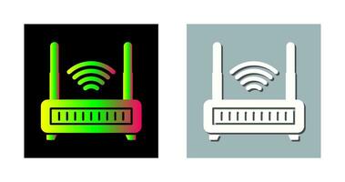 icono de vector de enrutador wifi