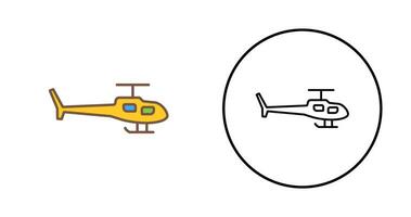 icono de vector de helicóptero