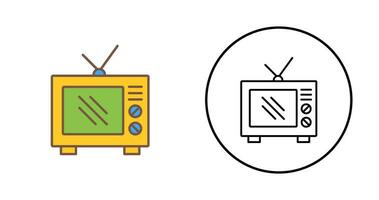 Old TV Vector Icon