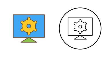 Computer Settings Vector Icon