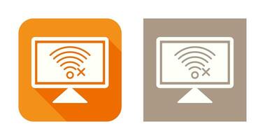 Disconnected Network Vector Icon