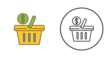 Shopping Basket Vector Icon