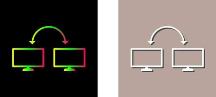 Unique Connected Systems Vector Icon