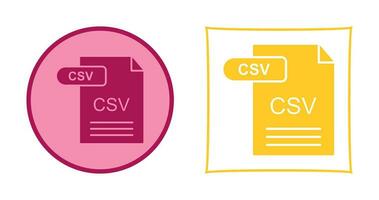 CSV Vector Icon