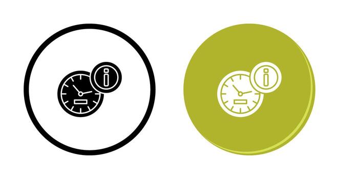 icono de vector de reloj
