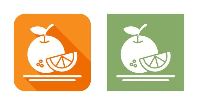 icono de vector naranja