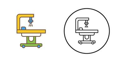 icono de vector de sala de operaciones