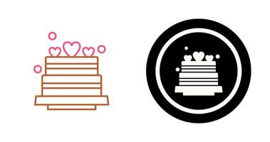 Wedding Cake Vector Icon