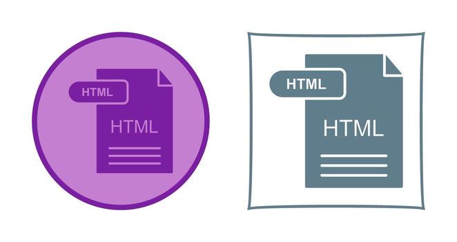 HTML Vector Icon