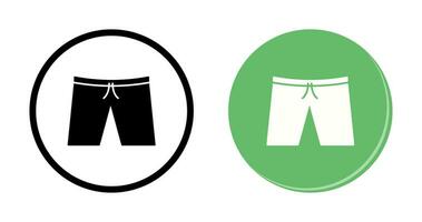 icono de vector de pantalones cortos