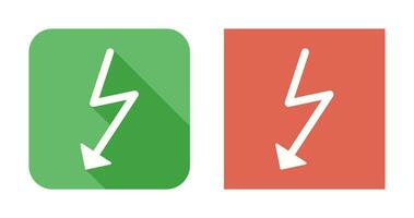 Unique Flash Vector Icon