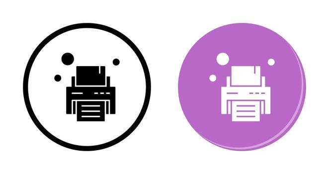 icono de vector de impresora