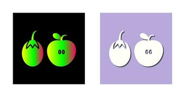 icono de vector de frutas y verduras