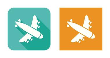 Landing Airplane Vector Icon