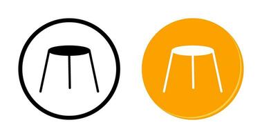 Unique Stool Vector Icon