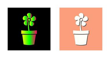 Flower Pot Vector Icon