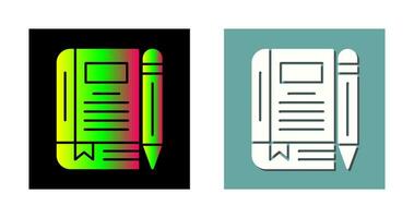 Diary Vector Icon