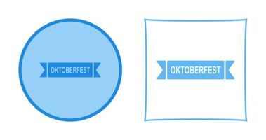 Oktoberfest Banner Vector Icon