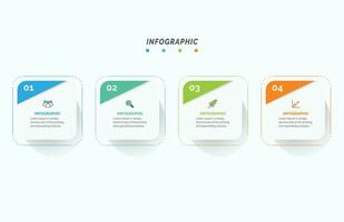 Business data visualization. Process chart. Abstract elements of graph, diagram with 4 steps, options, parts, or processes. Vector business template infographic, design, vector,2,3,4,5,6,