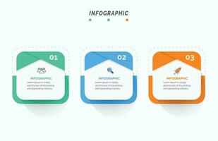 negocio datos visualización. proceso cuadro. resumen elementos de grafico, diagrama con 3 pasos, opciones, partes, o procesos. vector negocio modelo infografía, diseño, vectores, 2,3,4,5,6,