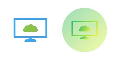 Unique Cloud System Vector Icon