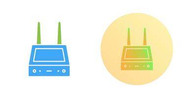 Unique Router Vector Icon