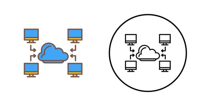 Computer Vector Icon