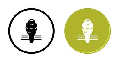 icono de vector de helado