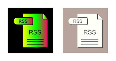 icono de vector de rss