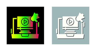 Video Marketing Vector Icon