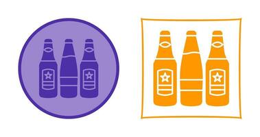 Beer Bottles Vector Icon