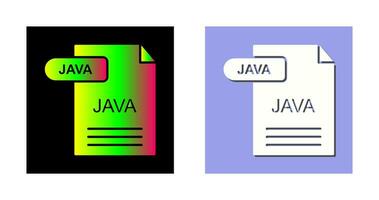 icono de vector de java