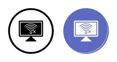 Disconnected Network Vector Icon