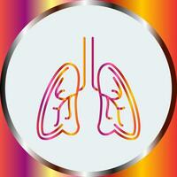 Lungs Vector Icon