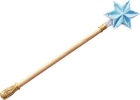 Magic wand png with AI generated.