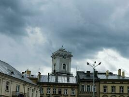 Railway Station in Przemysl. Przemysl, Podkarpackie, Poland. photo