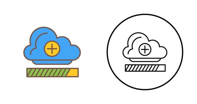 icono de vector de carga
