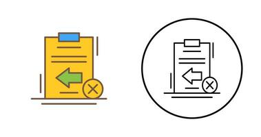 Return Failed Vector Icon