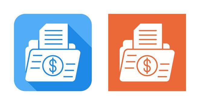 icono de vector de carpeta