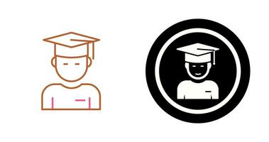 Graduate Student Vector Icon