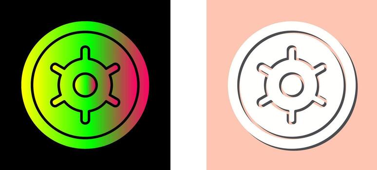 icono de vector de soporte técnico único