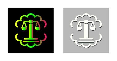 Justice Scale Vector Icon