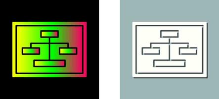 Unique Seo Structure Vector Icon
