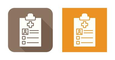 Medical Record Vector Icon