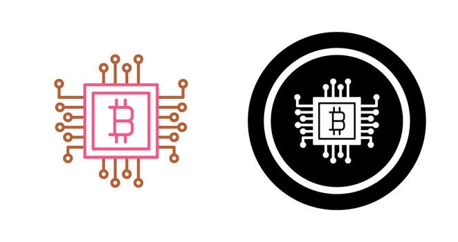 icono de vector de chip