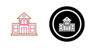 Library Building Vector Icon